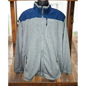 Orvis Mens Gray Full-Zip Colorblock Jacket XL